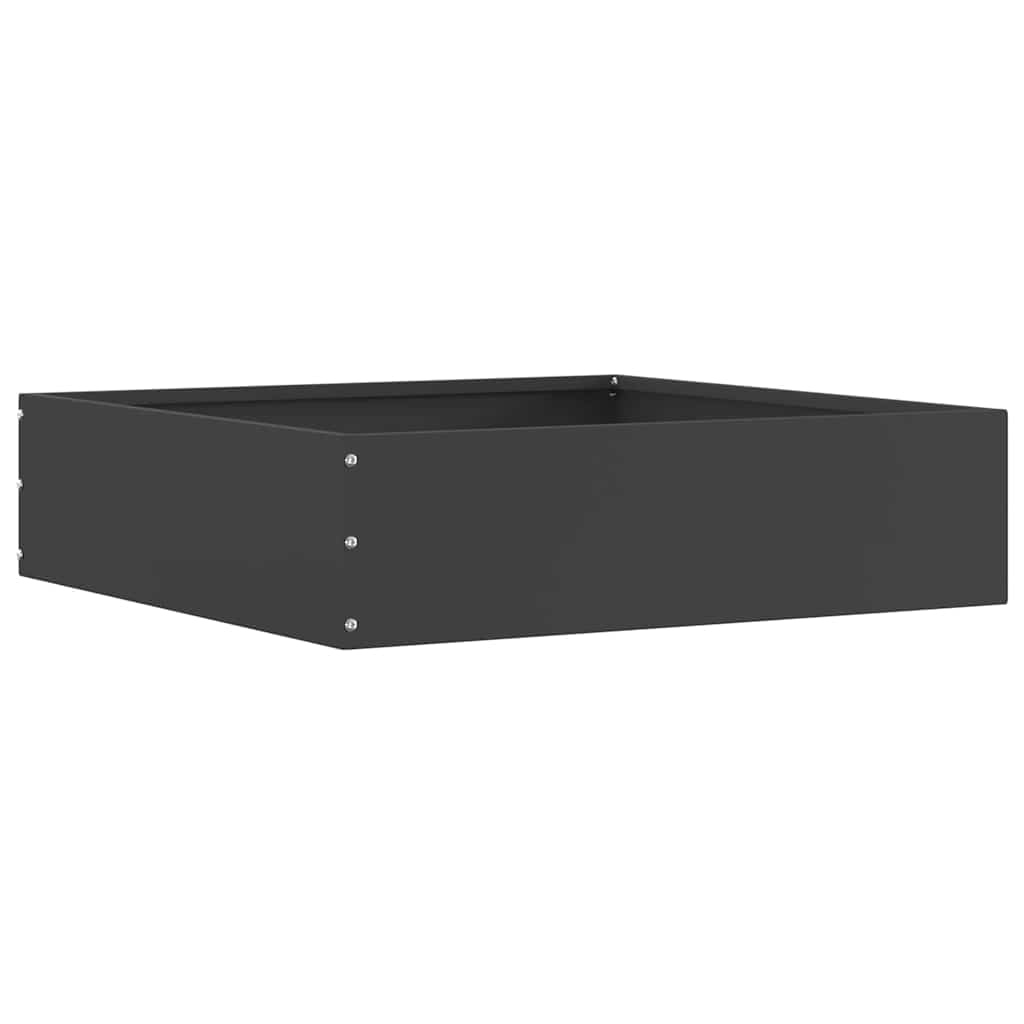 Tuinrand Zwart 50 x 50 x 13 cm Staal is nu te koop bij PeponiXL, paradijselijk wonen!