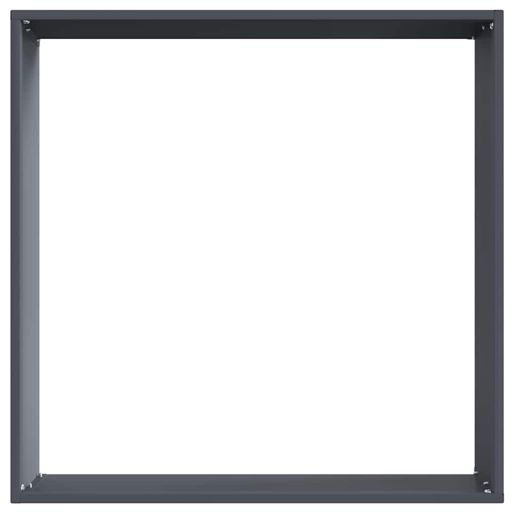 Tuinrand Antraciet 50 x 50 x 13 cm Staal is nu te koop bij PeponiXL, paradijselijk wonen!