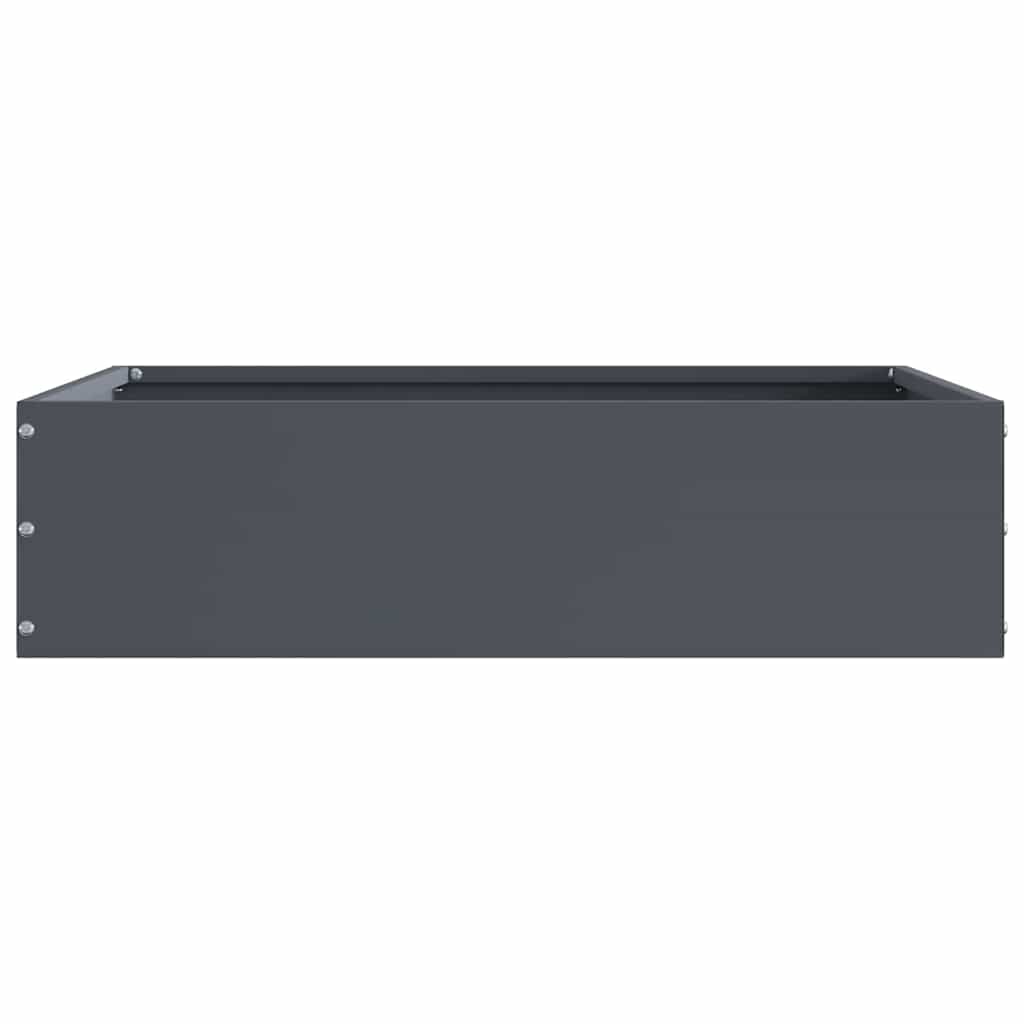 Tuinrand 6 pcs Antraciet 50 x 50 x 13 cm Staal is nu te koop bij PeponiXL, paradijselijk wonen!