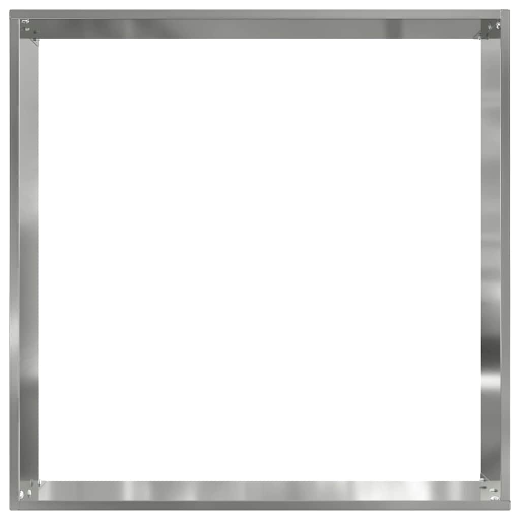 Tuinrand Zilver 50 x 50 x 13 cm Gegalvaniseerd staal is nu te koop bij PeponiXL, paradijselijk wonen!