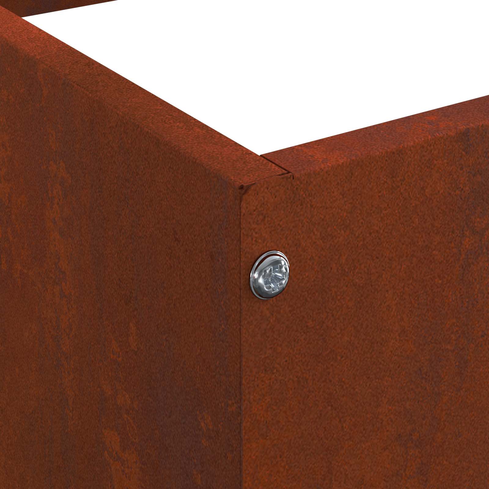 Tuinrand Roestig 50 x 50 x 13 cm Cortenstaal is nu te koop bij PeponiXL, paradijselijk wonen!