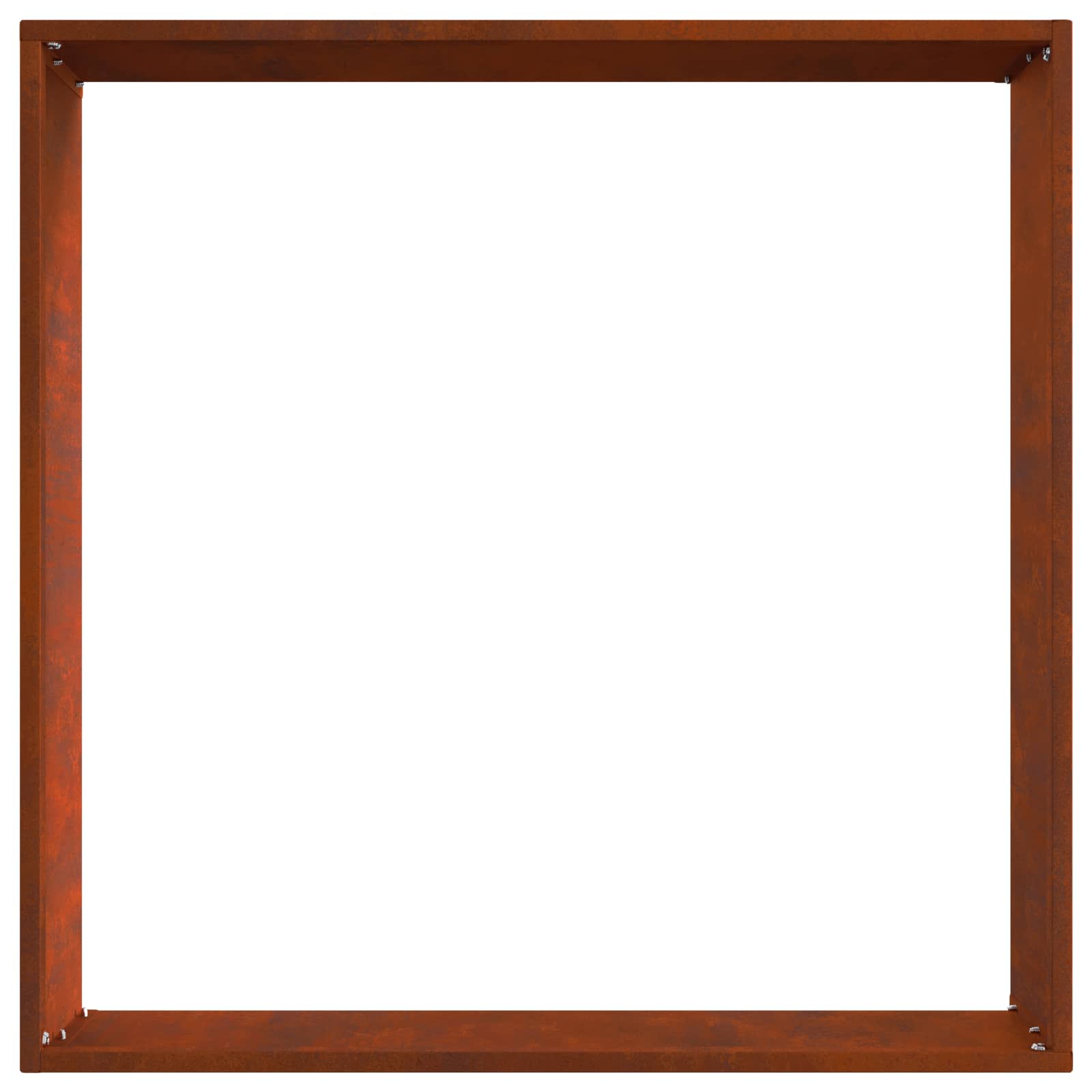 Tuinrand Roestig 50 x 50 x 13 cm Cortenstaal is nu te koop bij PeponiXL, paradijselijk wonen!