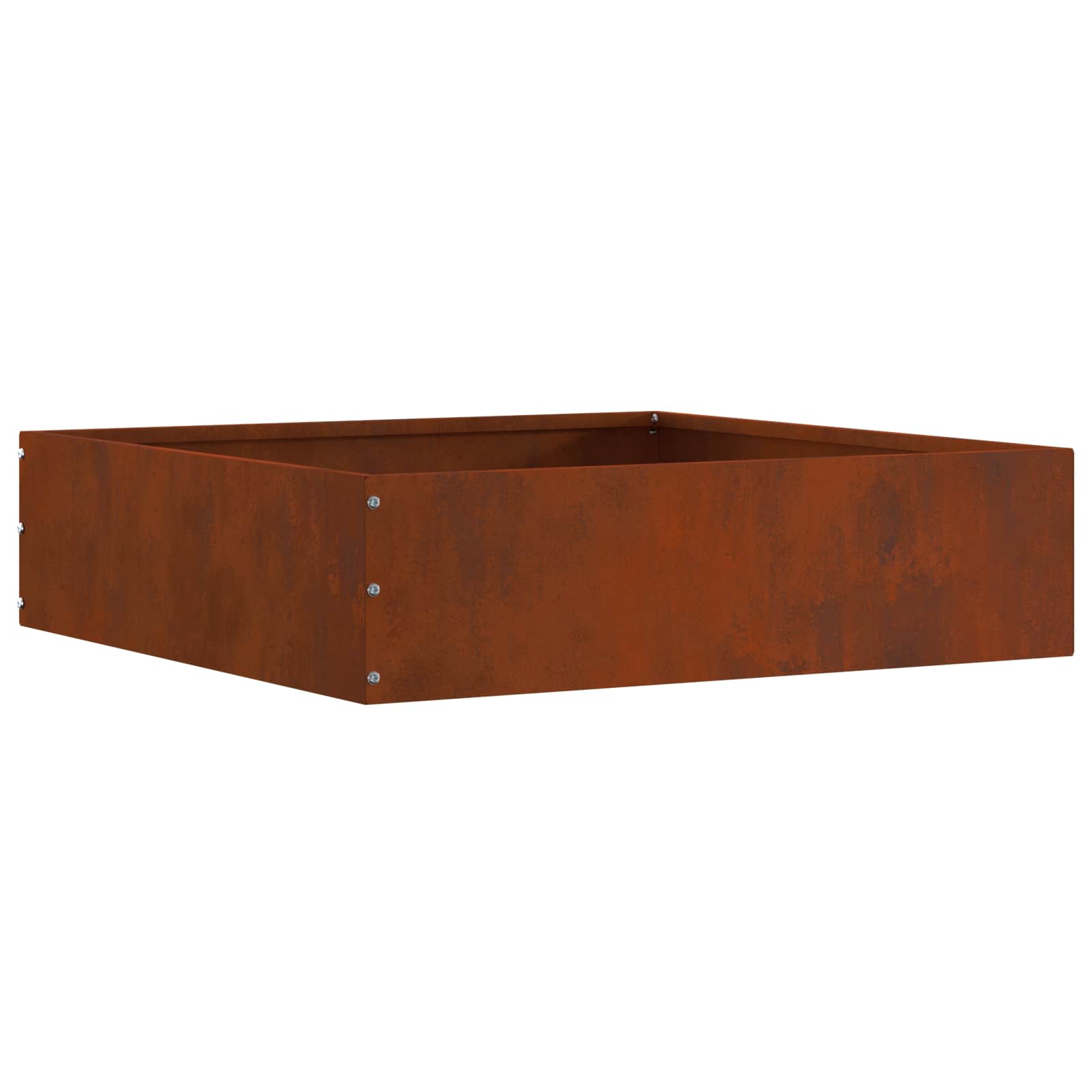 Tuinrand 6 pcs Roestig 50 x 50 x 13 cm Cortenstaal is nu te koop bij PeponiXL, paradijselijk wonen!