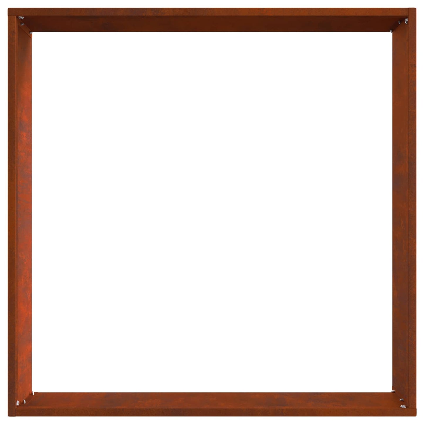Tuinrand 6 pcs Roestig 50 x 50 x 13 cm Cortenstaal is nu te koop bij PeponiXL, paradijselijk wonen!