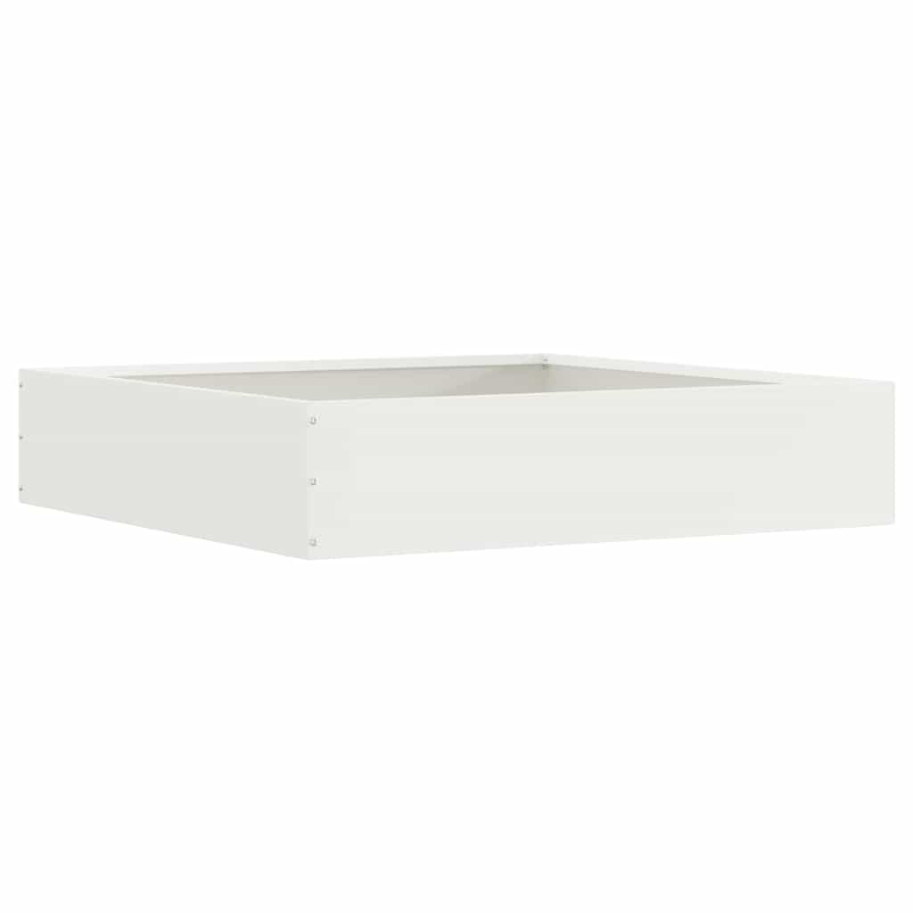 Tuinrand Wit 60 x 60 x 13 cm Staal is nu te koop bij PeponiXL, paradijselijk wonen!