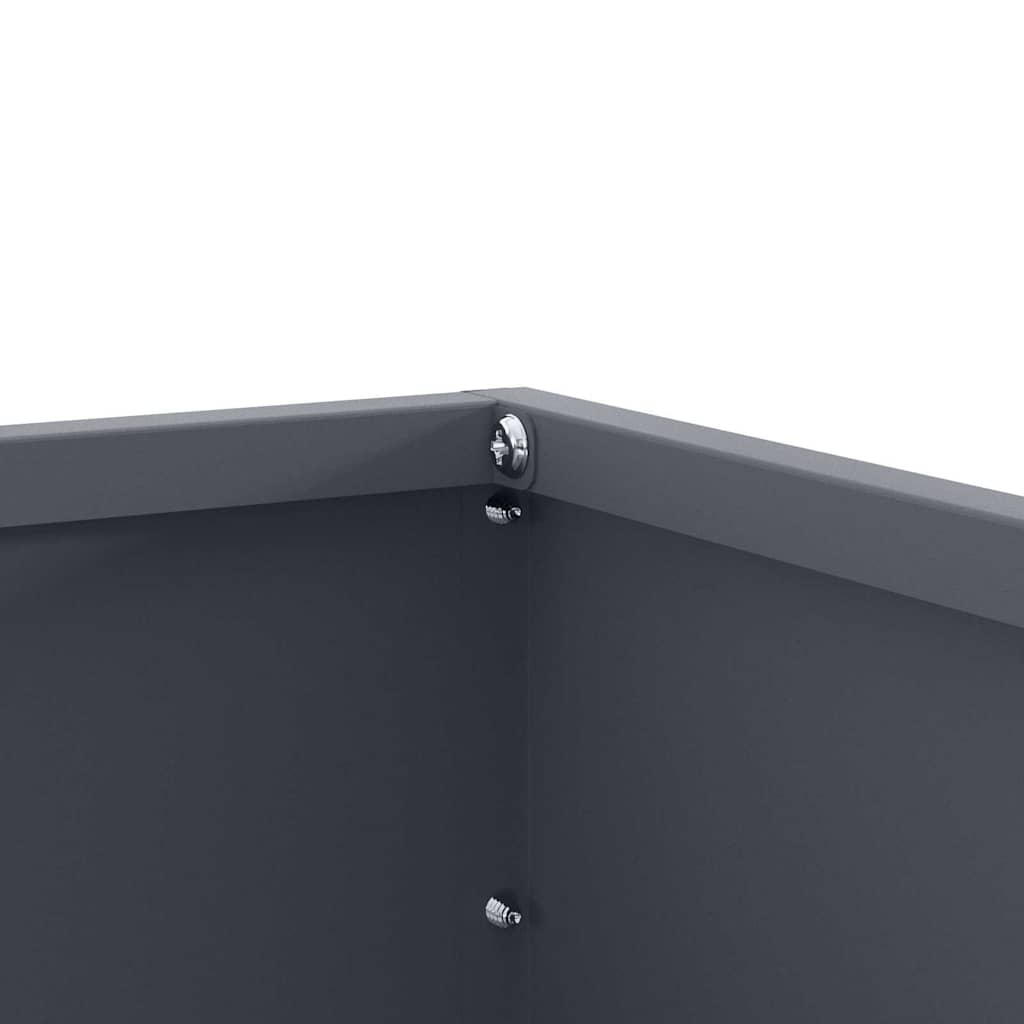 Tuinrand Antraciet 60 x 60 x 13 cm Staal is nu te koop bij PeponiXL, paradijselijk wonen!