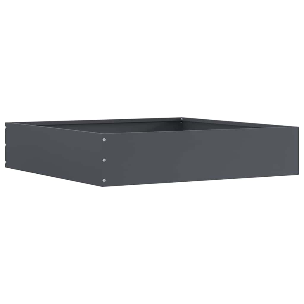 Tuinrand Antraciet 60 x 60 x 13 cm Staal is nu te koop bij PeponiXL, paradijselijk wonen!