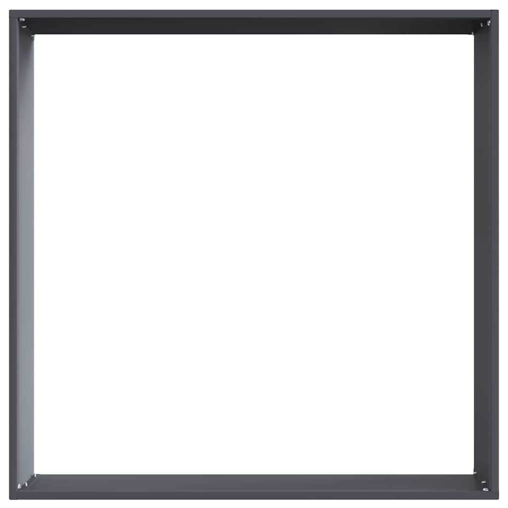 Tuinrand Antraciet 60 x 60 x 13 cm Staal is nu te koop bij PeponiXL, paradijselijk wonen!