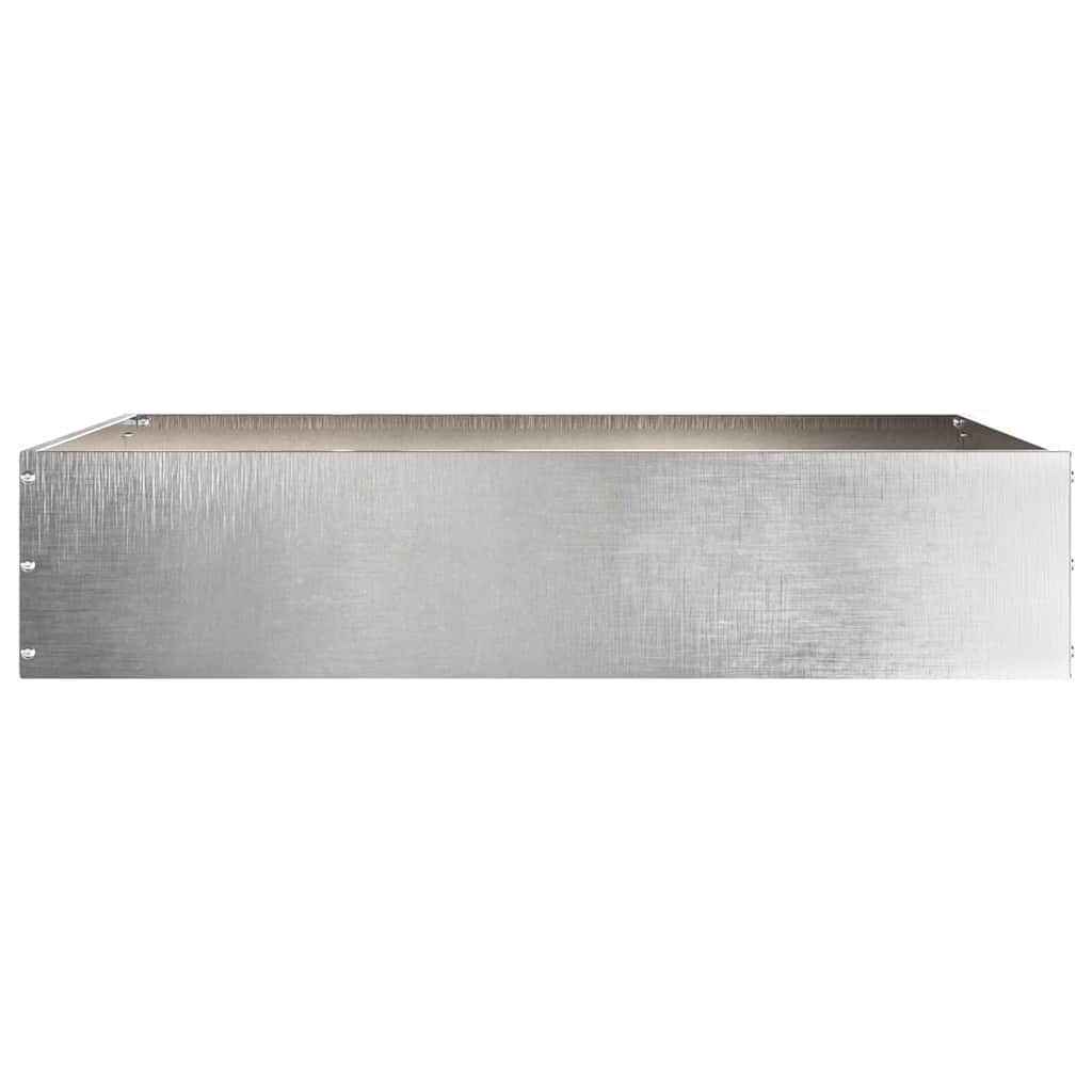 Tuinrand Zilver 60 x 60 x 13 cm Roestvrij staal is nu te koop bij PeponiXL, paradijselijk wonen!