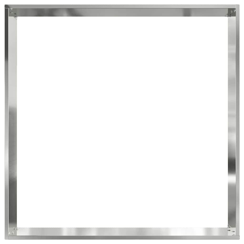 Tuinrand 6 pcs Zilver 60 x 60 x 13 cm Gegalvaniseerd staal is nu te koop bij PeponiXL, paradijselijk wonen!