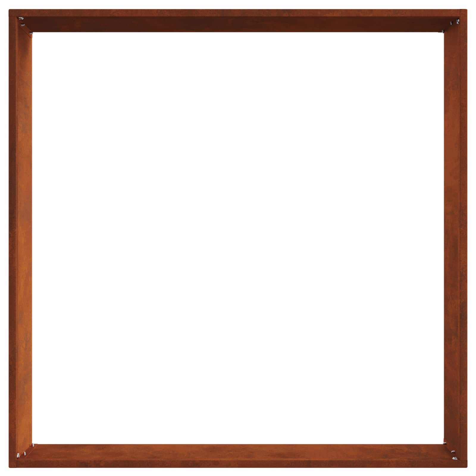 Tuinrand 6 pcs Roestig 60 x 60 x 13 cm Cortenstaal is nu te koop bij PeponiXL, paradijselijk wonen!