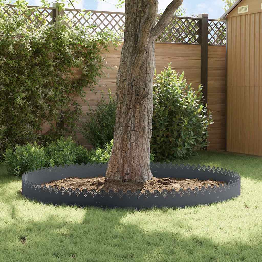 Gazonranden 20 pcs Antraciet 103 x 0,05 x 22 cm Staal is nu te koop bij PeponiXL, paradijselijk wonen!