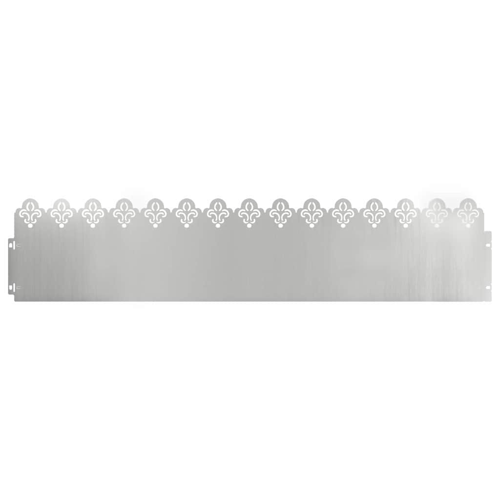 Gazonranden 10 pcs Zilver 103 x 0,05 x 22 cm is nu te koop bij PeponiXL, paradijselijk wonen!