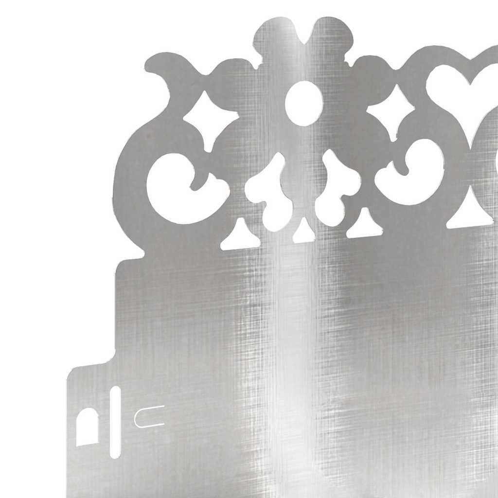 Gazonranden 20 pcs Zilver 103 x 0,05 x 22 cm Roestvrij staal is nu te koop bij PeponiXL, paradijselijk wonen!
