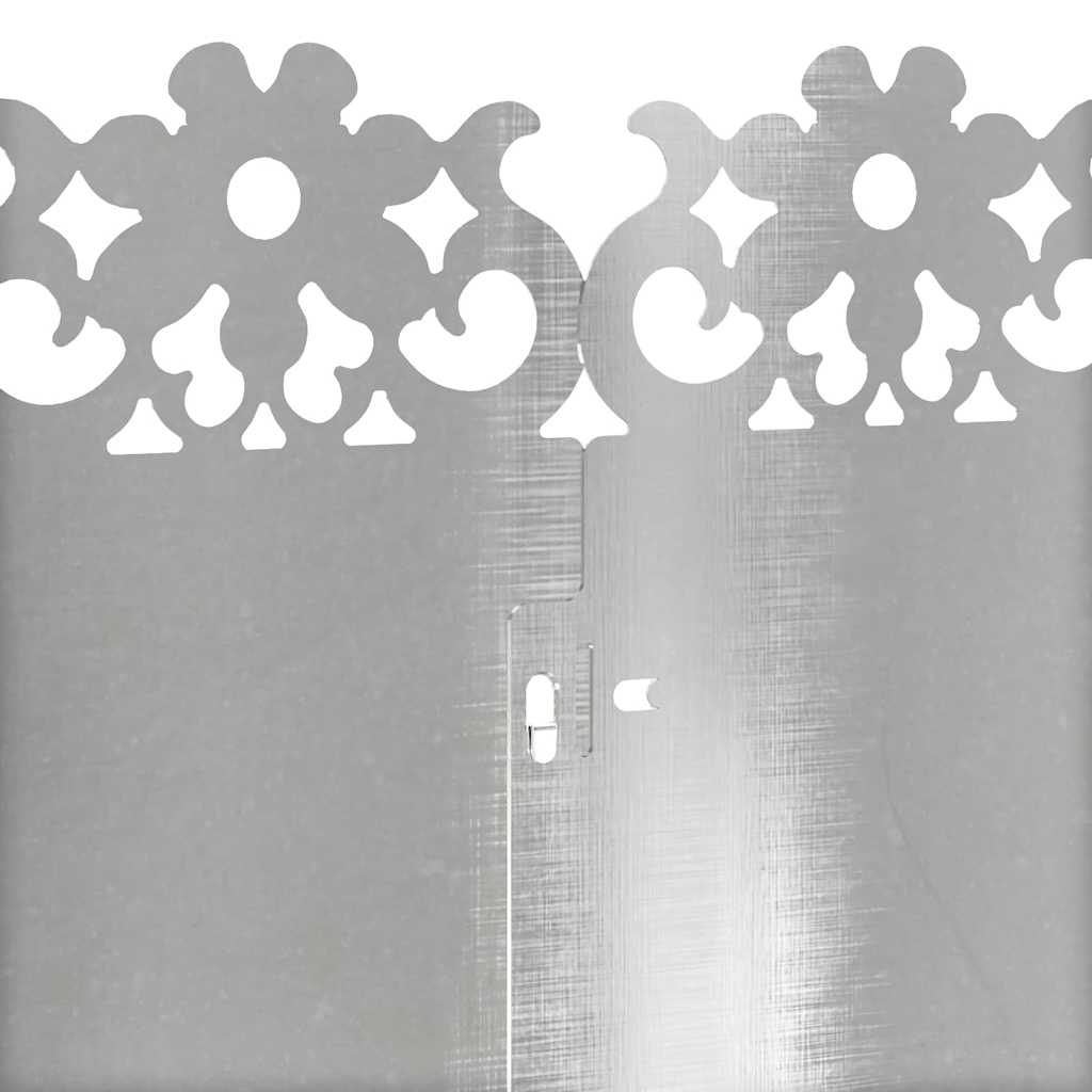 Gazonranden 20 pcs Zilver 103 x 0,05 x 22 cm Roestvrij staal is nu te koop bij PeponiXL, paradijselijk wonen!