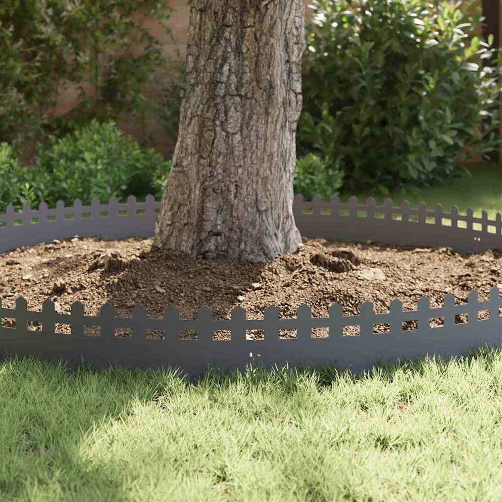 Gazonranden 30 pcs Antraciet 103 x 0,05 x 22 cm Staal is nu te koop bij PeponiXL, paradijselijk wonen!