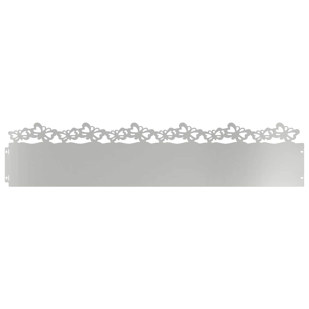 Gazonranden 10 pcs Zilver 103 x 0,05 x 22 cm is nu te koop bij PeponiXL, paradijselijk wonen!