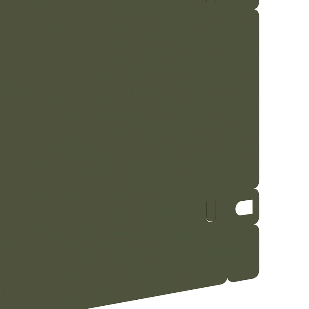 Gazonranden 30 pcs Olijf Groen 103 x 0,05 x 22 cm Staal is nu te koop bij PeponiXL, paradijselijk wonen!