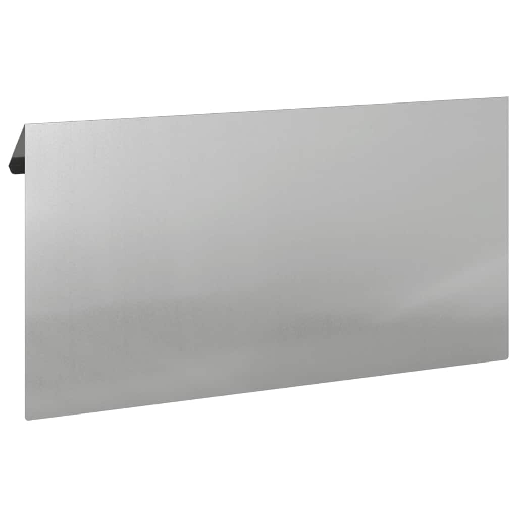 Slakkenhekje Zilver 50 x 3,5 x 25 cm Gegalvaniseerd staal is nu te koop bij PeponiXL, paradijselijk wonen!