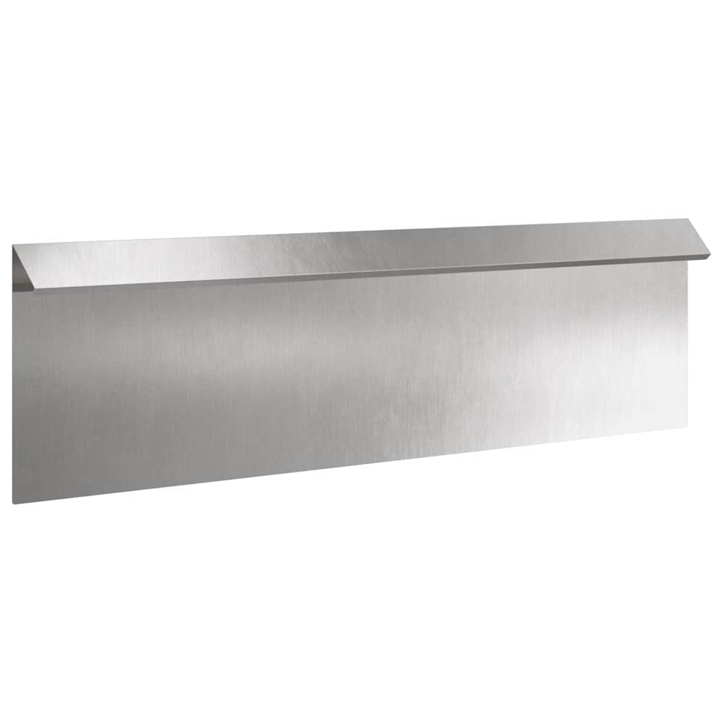 Slakkenhekje Zilver 100 x 3,5 x 25 cm Roestvrij staal is nu te koop bij PeponiXL, paradijselijk wonen!