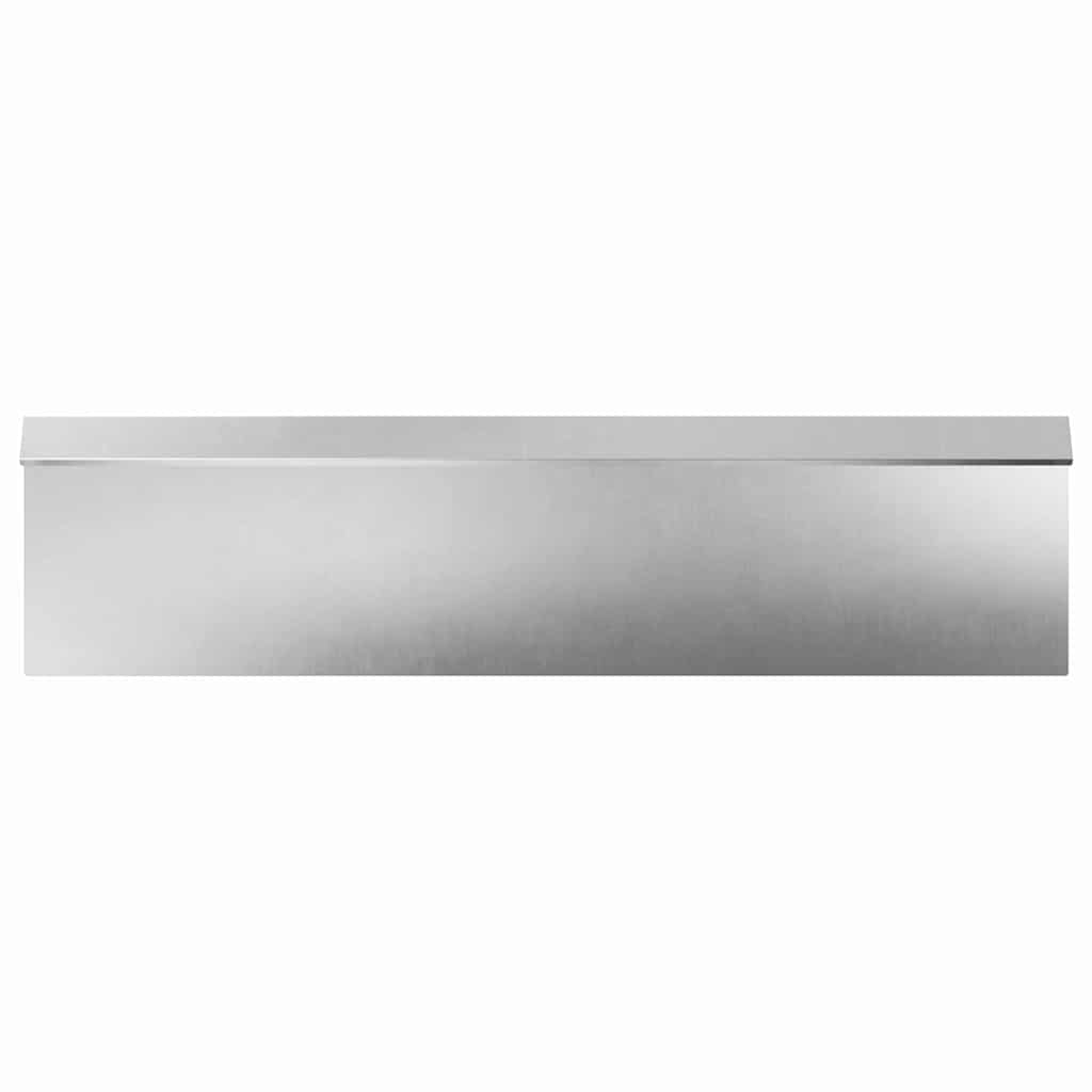 Slakkenhekje 4 pcs Zilver 100 x 3,5 x 25 cm Roestvrij staal is nu te koop bij PeponiXL, paradijselijk wonen!
