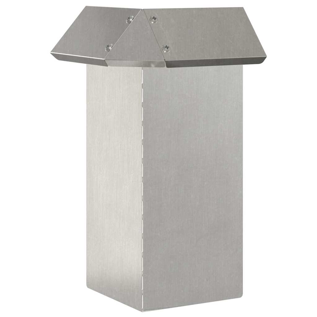 Slakkenhekje 4 pcs Zilver 13,5 x 13,5 x 25 cm Roestvrij staal is nu te koop bij PeponiXL, paradijselijk wonen!