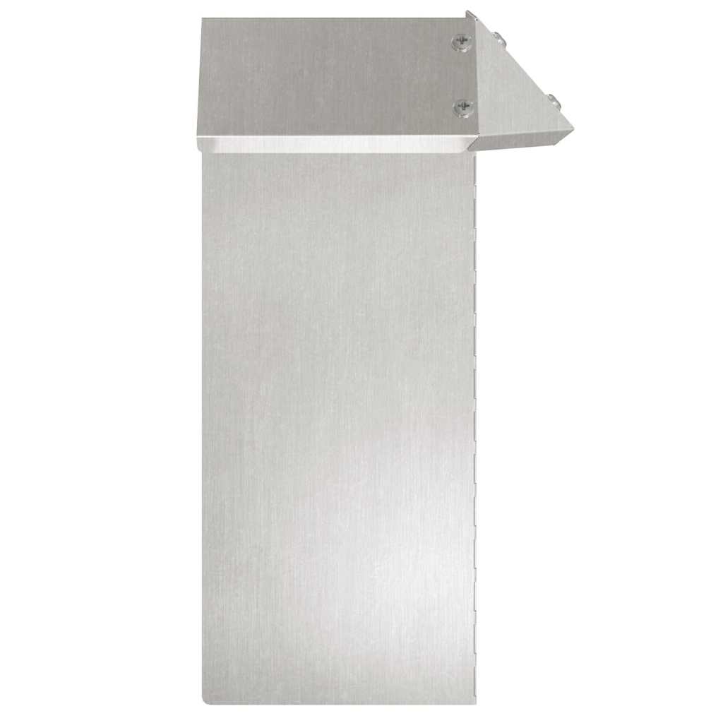 Slakkenhekje 4 pcs Zilver 13,5 x 13,5 x 25 cm Roestvrij staal is nu te koop bij PeponiXL, paradijselijk wonen!
