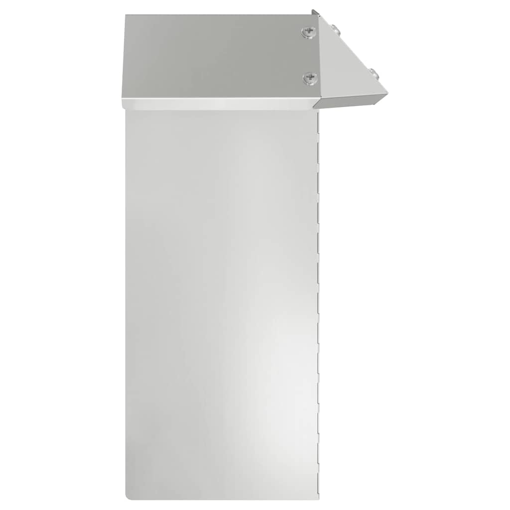 Slakkenhekje Zilver 13,5 x 13,5 x 25 cm Gegalvaniseerd staal is nu te koop bij PeponiXL, paradijselijk wonen!
