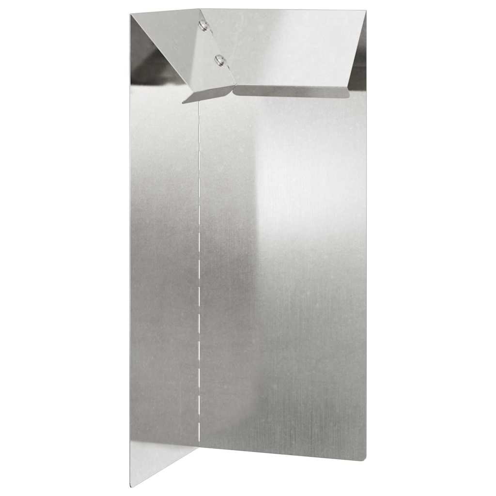Slakkenhekje Zilver 10 x 10 x 25 cm Roestvrij staal is nu te koop bij PeponiXL, paradijselijk wonen!