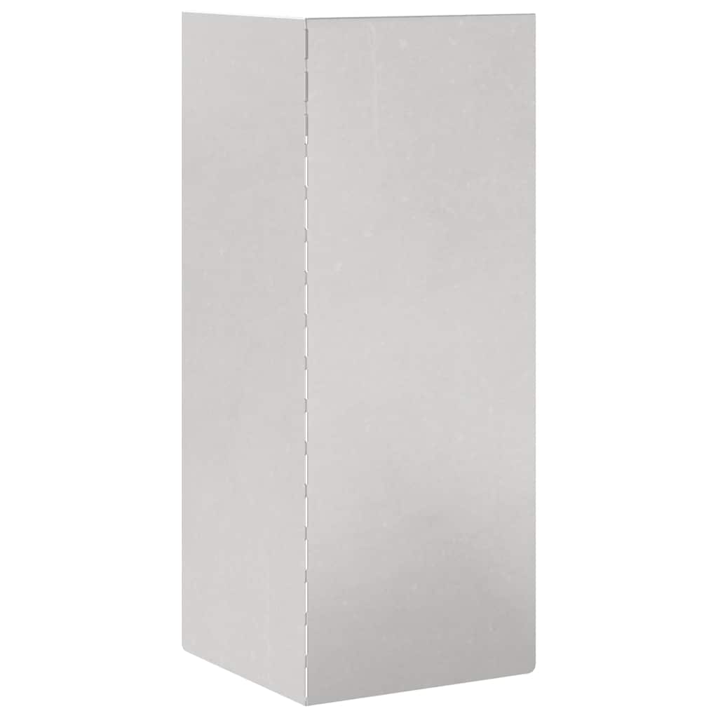 Slakkenhekje 4 pcs Zilver 10 x 10 x 25 cm Roestvrij staal is nu te koop bij PeponiXL, paradijselijk wonen!