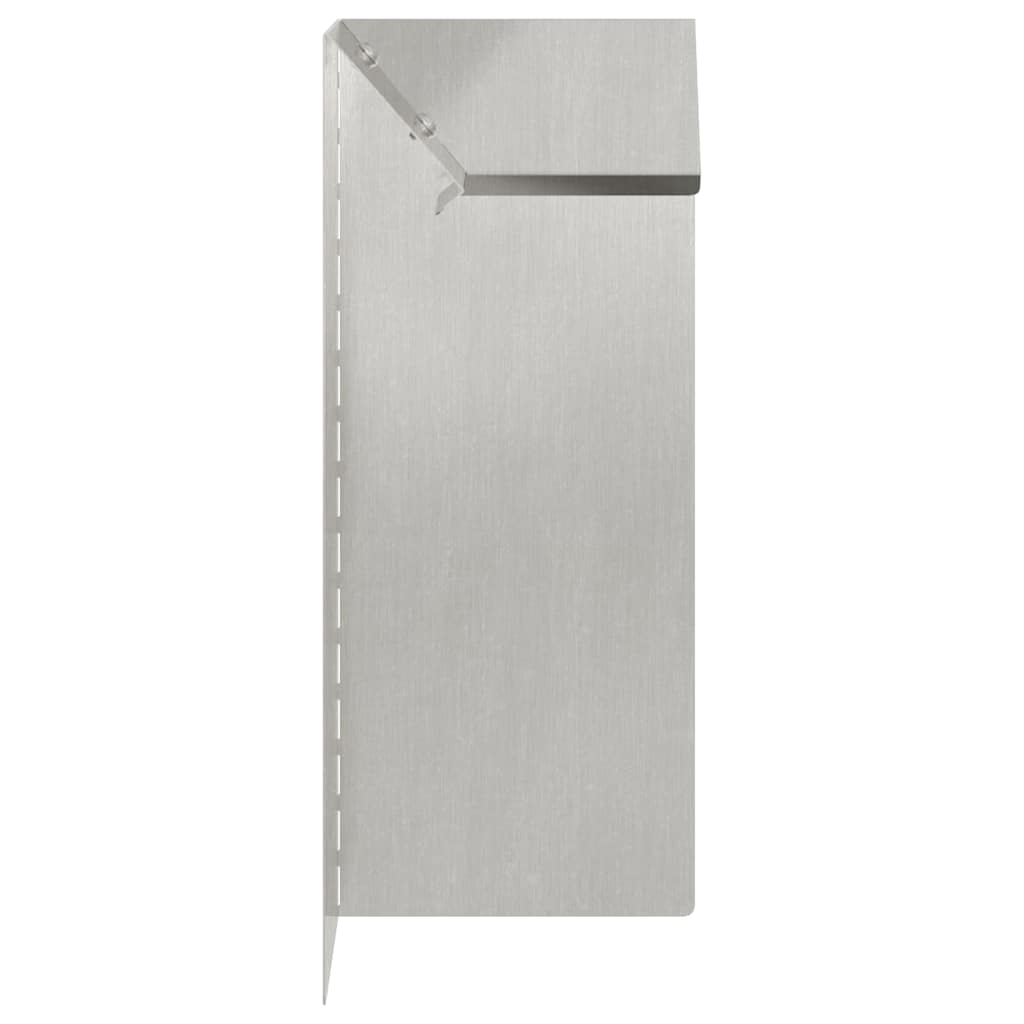 Slakkenhekje 4 pcs Zilver 10 x 10 x 25 cm Roestvrij staal is nu te koop bij PeponiXL, paradijselijk wonen!