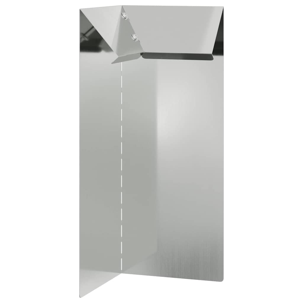 Slakkenhekje Zilver 10 x 10 x 25 cm Gegalvaniseerd staal is nu te koop bij PeponiXL, paradijselijk wonen!