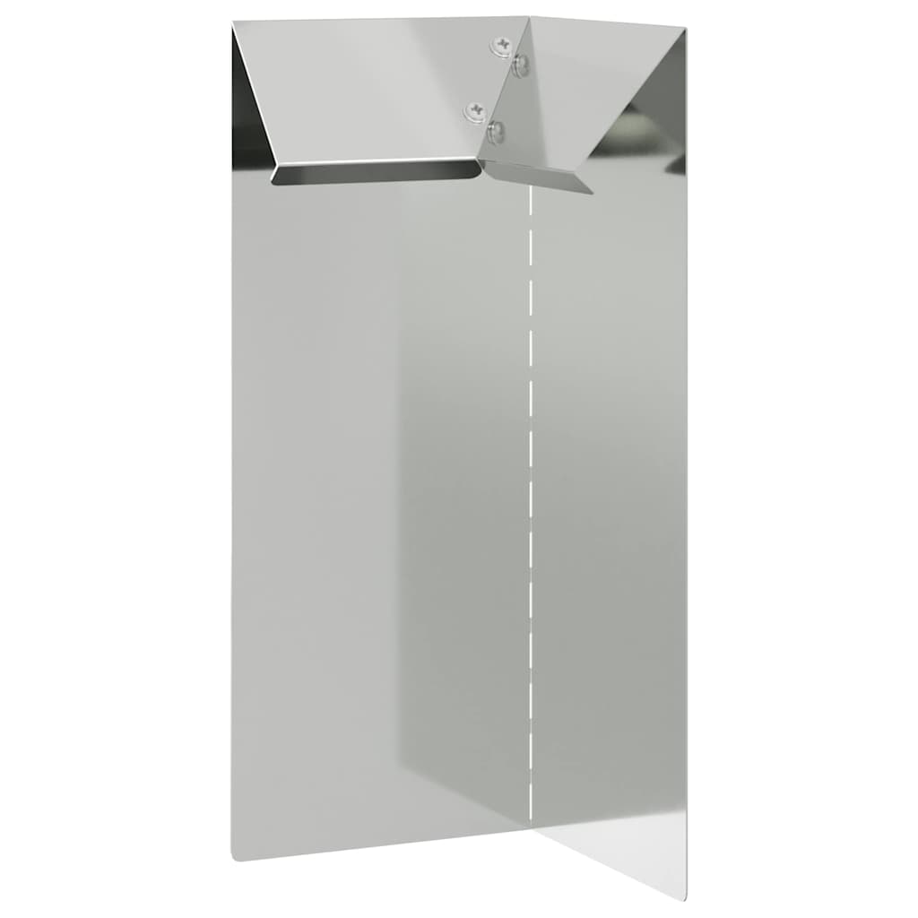 Slakkenhekje Zilver 10 x 10 x 25 cm Gegalvaniseerd staal is nu te koop bij PeponiXL, paradijselijk wonen!