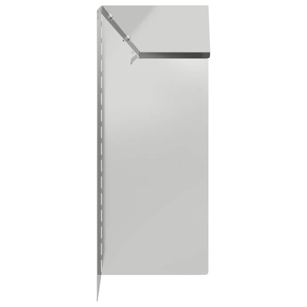 Slakkenhekje 4 pcs Zilver 10 x 10 x 25 cm Gegalvaniseerd staal is nu te koop bij PeponiXL, paradijselijk wonen!