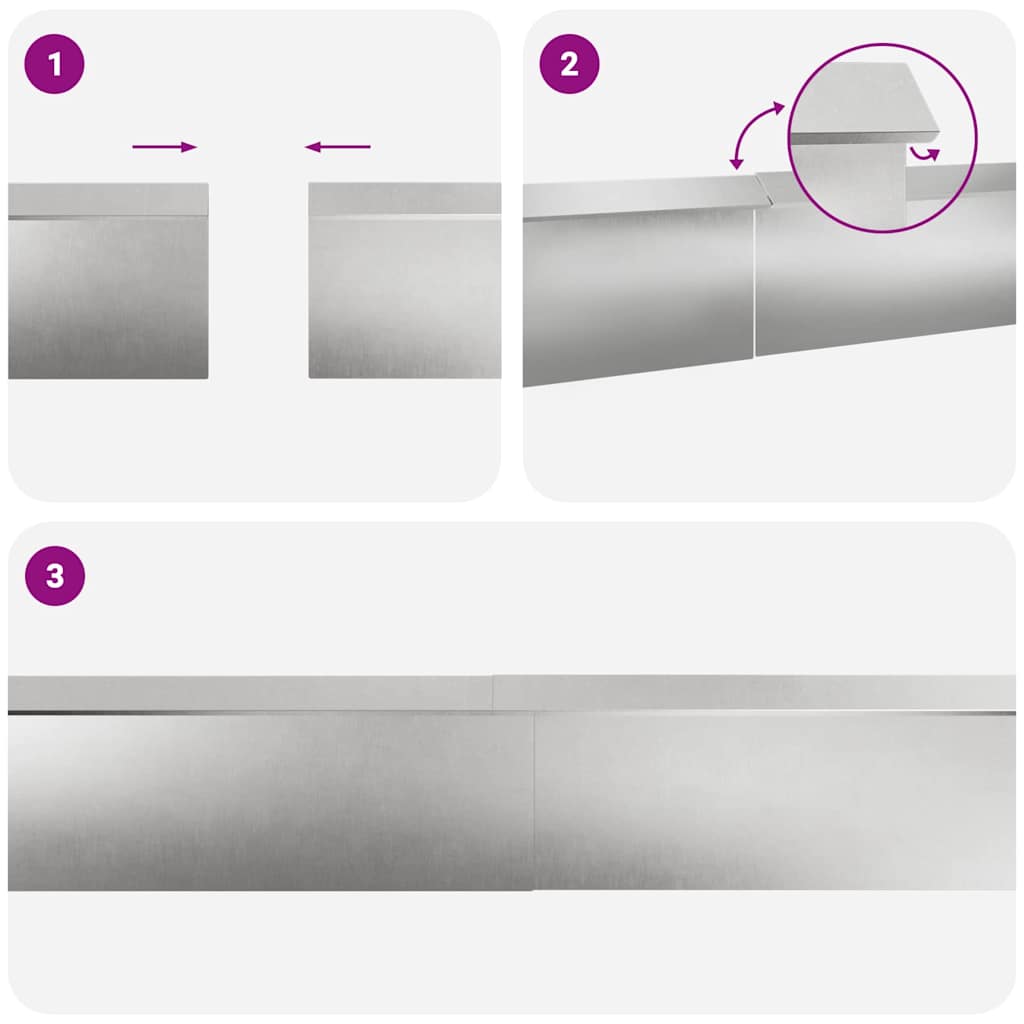 Slakkenhekken 8 pcs Zilver Roestvrij staal is nu te koop bij PeponiXL, paradijselijk wonen!