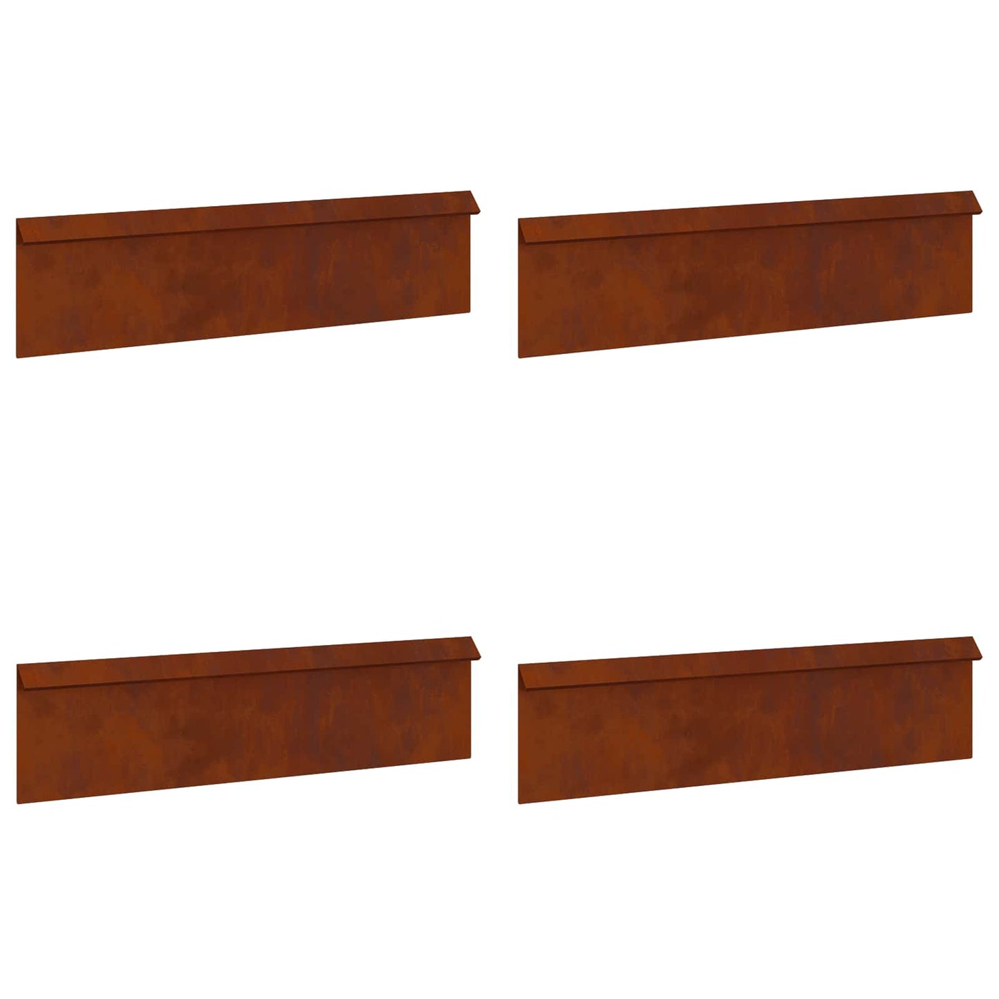 Slakkenhekken 8 pcs Roestig Cortenstaal is nu te koop bij PeponiXL, paradijselijk wonen!