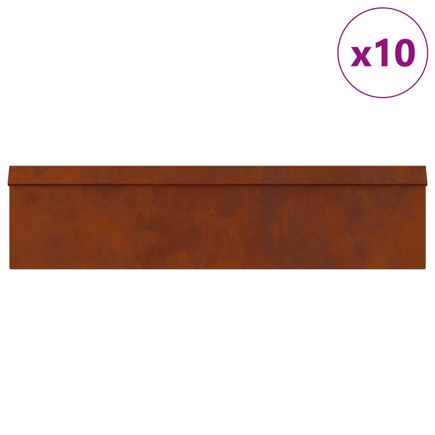 Slakkenhekken 16 pcs Roestig Cortenstaal is nu te koop bij PeponiXL, paradijselijk wonen!