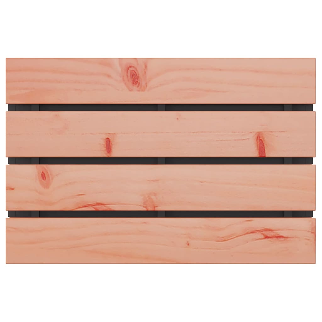 Tuinbank Zwart 60 x 40 x 43 cm Massief douglas hout en staal is nu te koop bij PeponiXL, paradijselijk wonen!