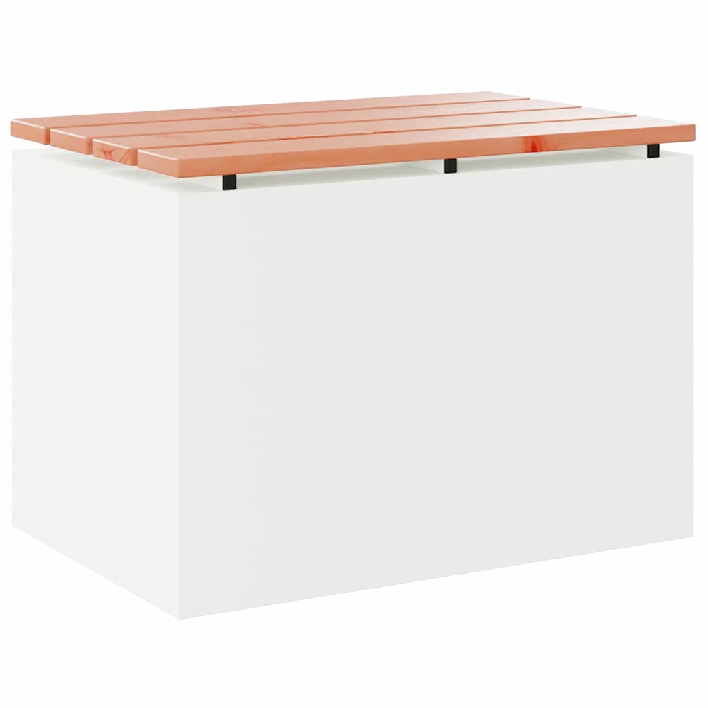 Tuinbank Wit 60 x 40 x 43 cm Staal is nu te koop bij PeponiXL, paradijselijk wonen!