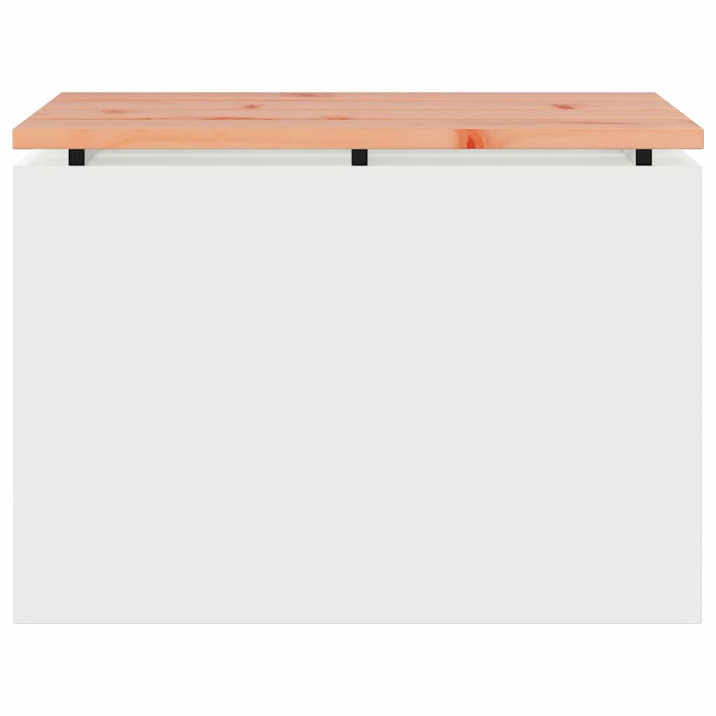 Tuinbank Wit 60 x 40 x 43 cm Staal is nu te koop bij PeponiXL, paradijselijk wonen!