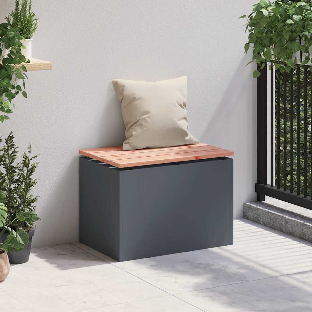 Tuinbank Antraciet 60 x 40 x 43 cm Staal is nu te koop bij PeponiXL, paradijselijk wonen!