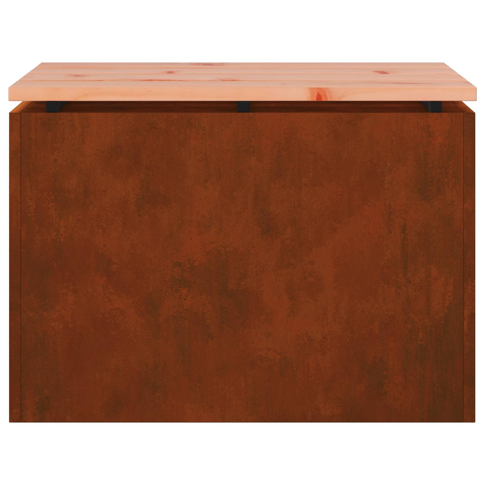 Tuinbank Roestig 60 x 40 x 43 cm Cortenstaal is nu te koop bij PeponiXL, paradijselijk wonen!