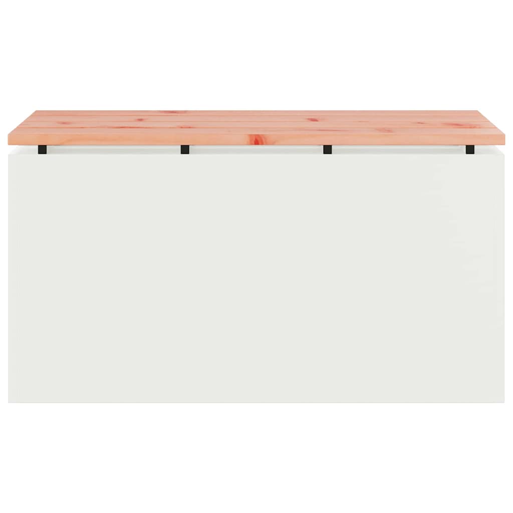 Tuinbank Wit 80 x 40 x 43 cm Staal is nu te koop bij PeponiXL, paradijselijk wonen!