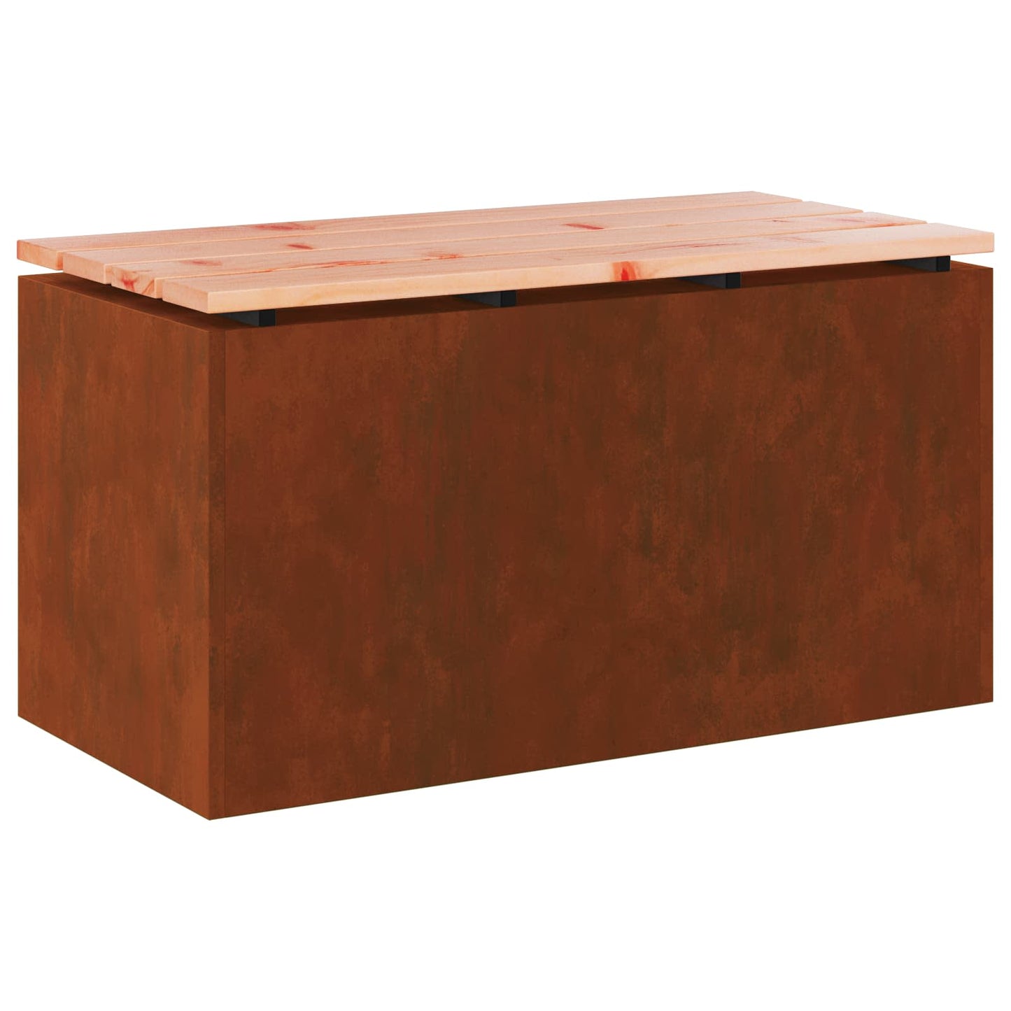 Tuinbank Roestig 80 x 40 x 43 cm Cortenstaal is nu te koop bij PeponiXL, paradijselijk wonen!