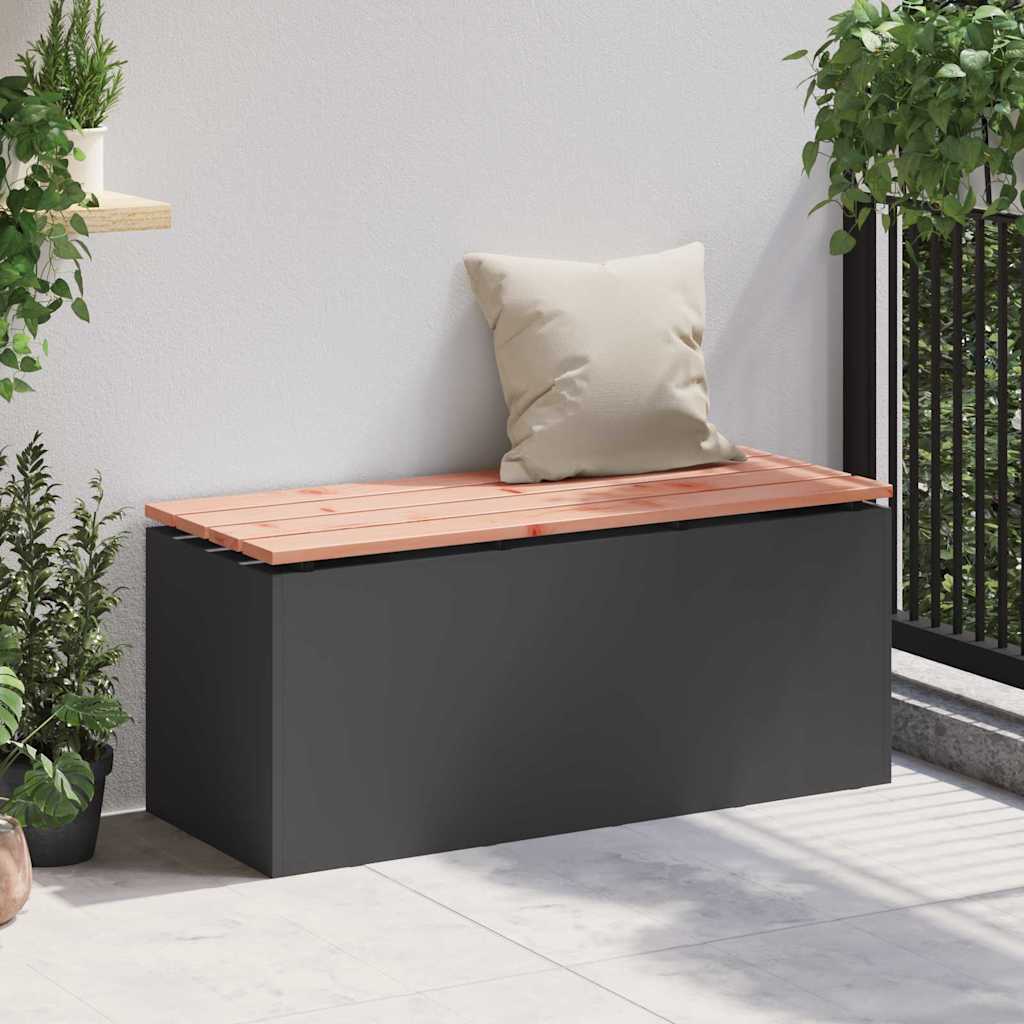 Tuinbank Zwart 100 x 40 x 43 cm Staal