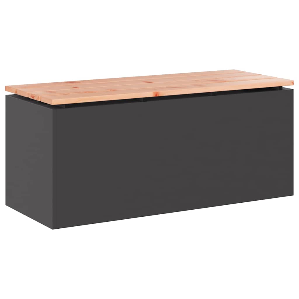 Tuinbank Zwart 100 x 40 x 43 cm Staal