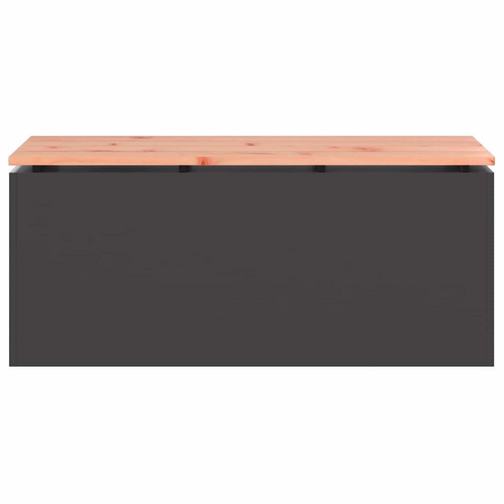 Tuinbank Zwart 100 x 40 x 43 cm Staal