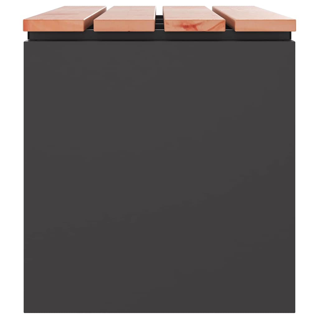 Tuinbank Zwart 100 x 40 x 43 cm Staal