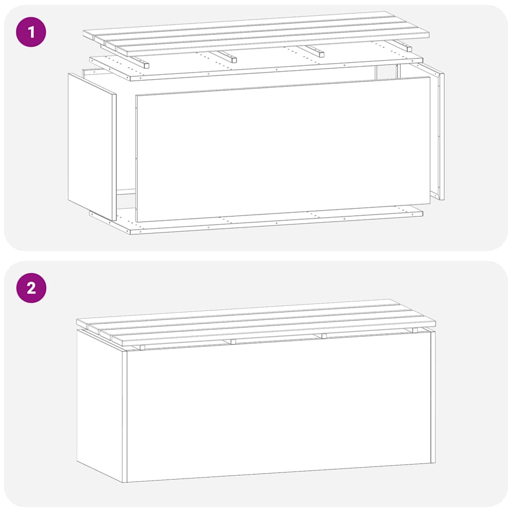 Tuinbank Roestig 100 x 40 x 43 cm Cortenstaal is nu te koop bij PeponiXL, paradijselijk wonen!