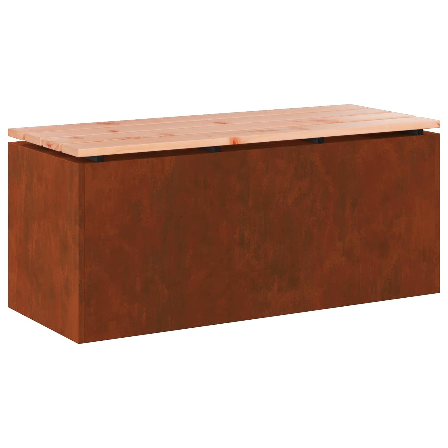 Tuinbank Roestig 100 x 40 x 43 cm Cortenstaal is nu te koop bij PeponiXL, paradijselijk wonen!